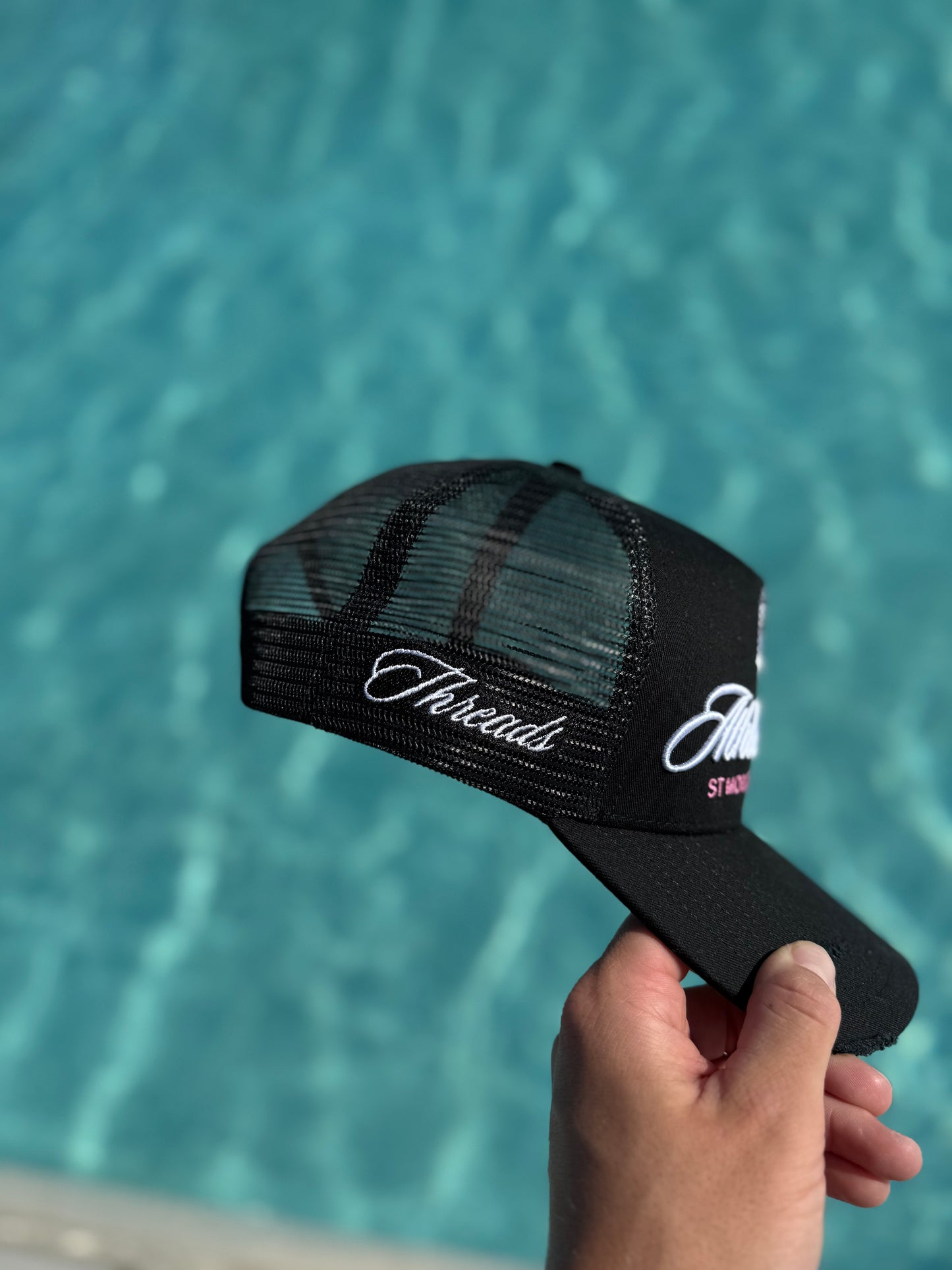 Athletic Club Threads Trucker cap-black