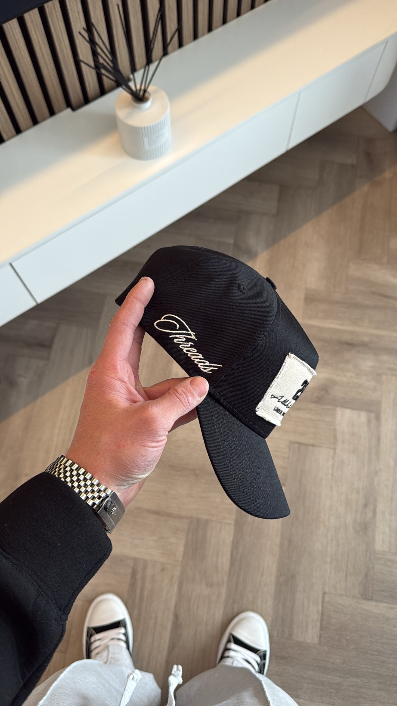ATHLETIC CLUB PATCH CAP - BLACK