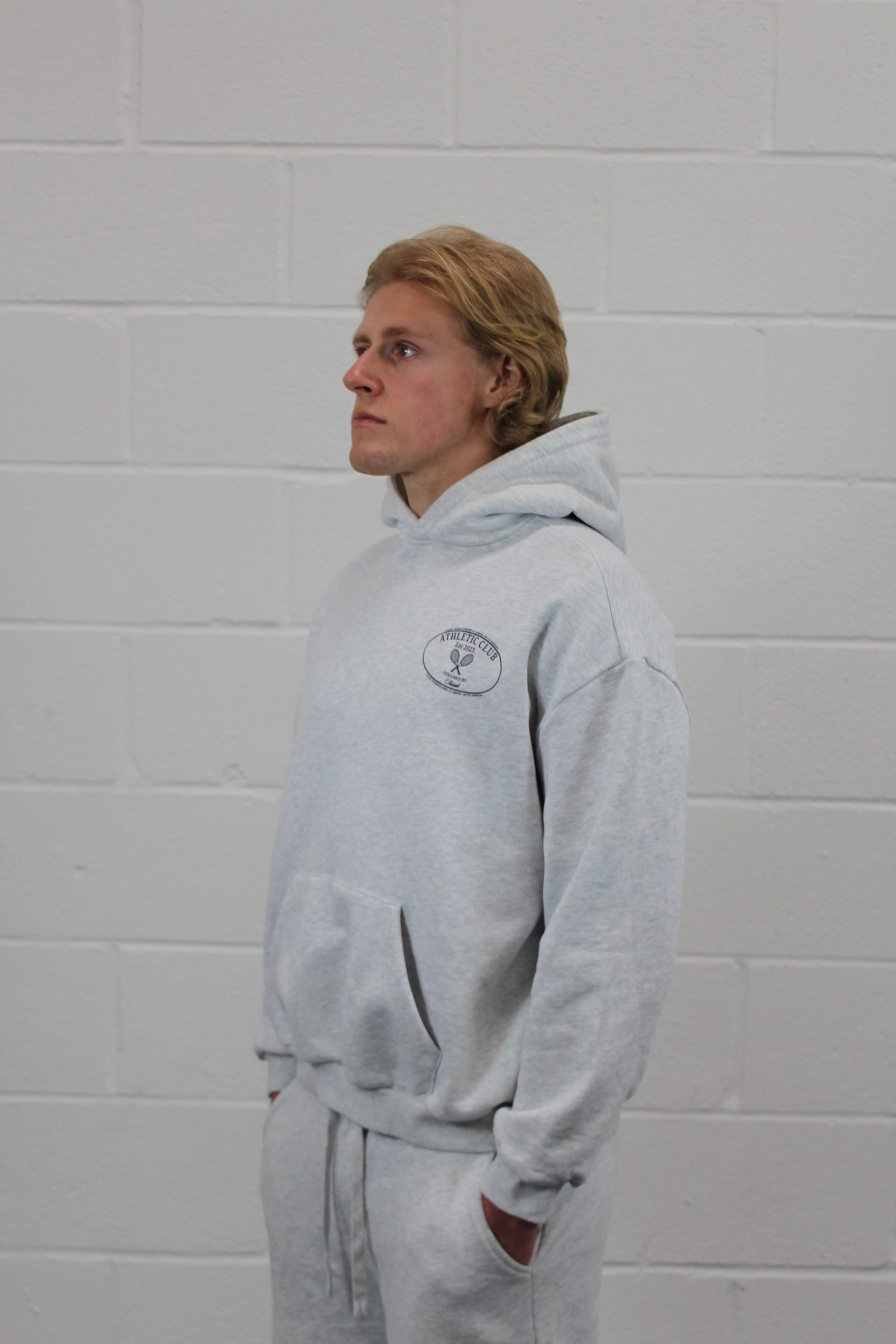 ATHLETIC CLUB HOODIE - GREY