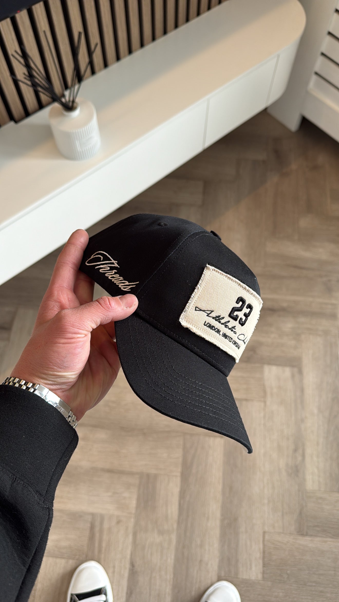ATHLETIC CLUB PATCH CAP - BLACK