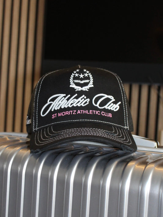 Athletic Club Threads Trucker cap-black