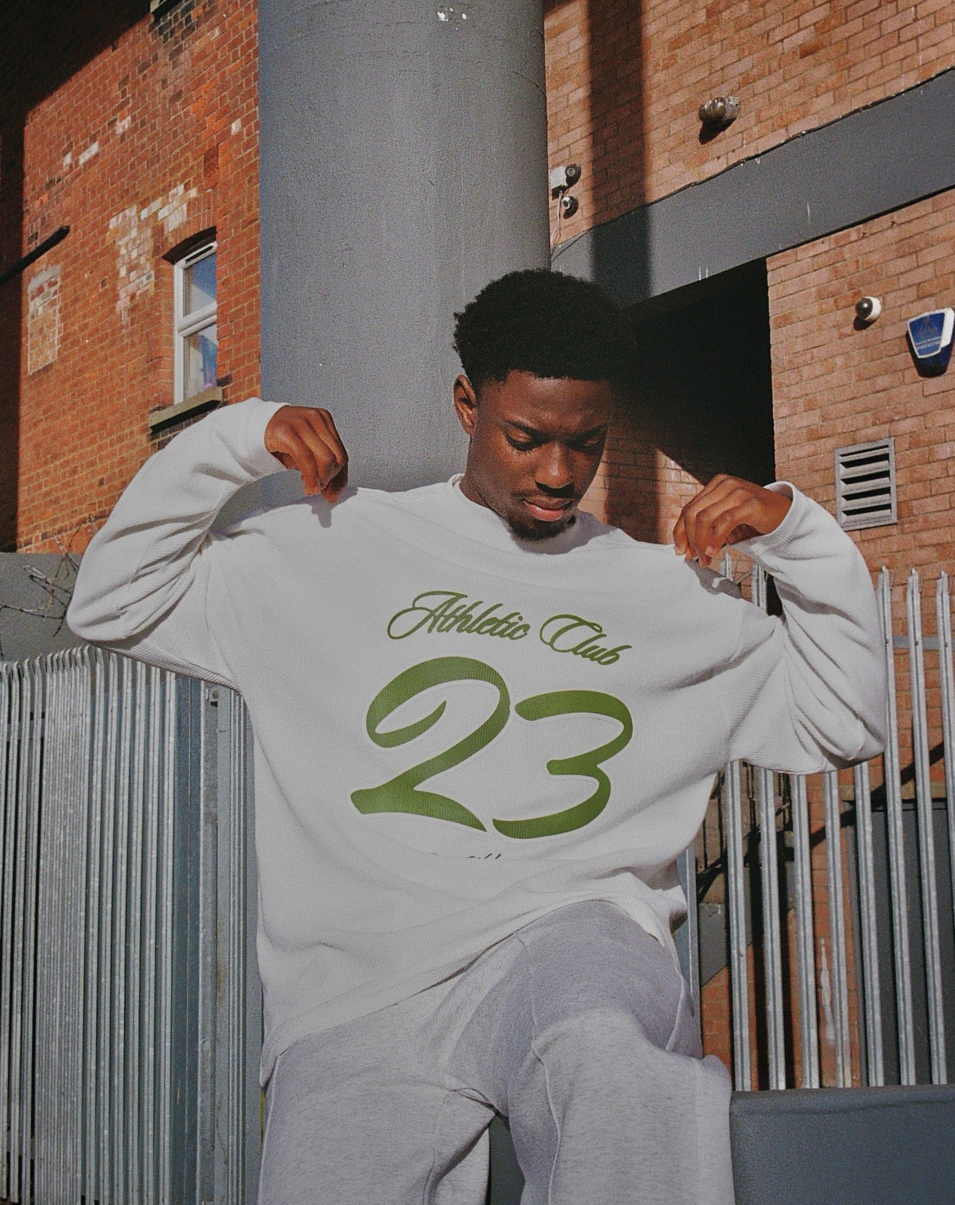 ATHLETIC CLUB WAFFLE LONG SLEEVE - CREAM