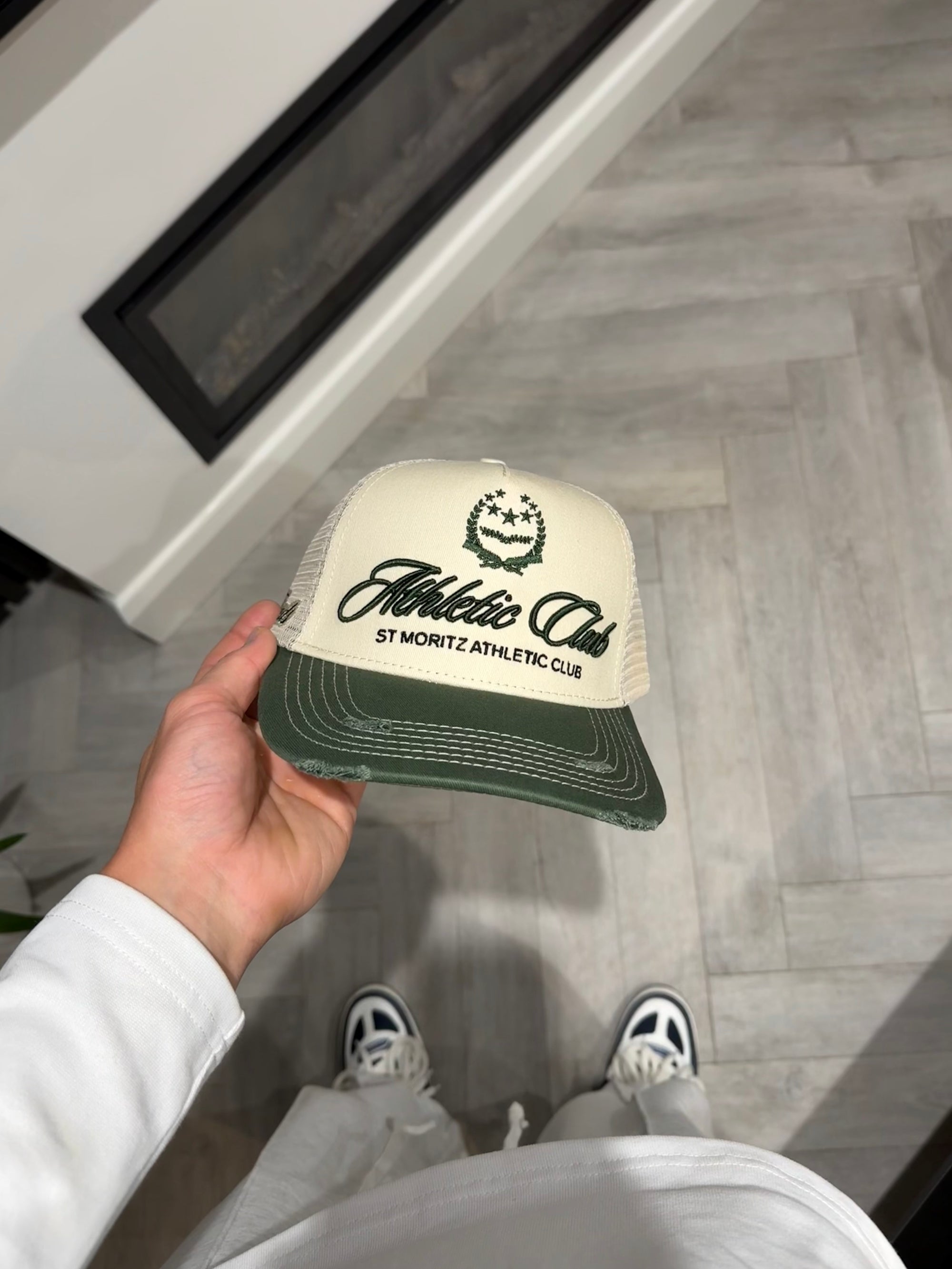 ATHLETIC CLUB TRUCKER CAP - GREEN