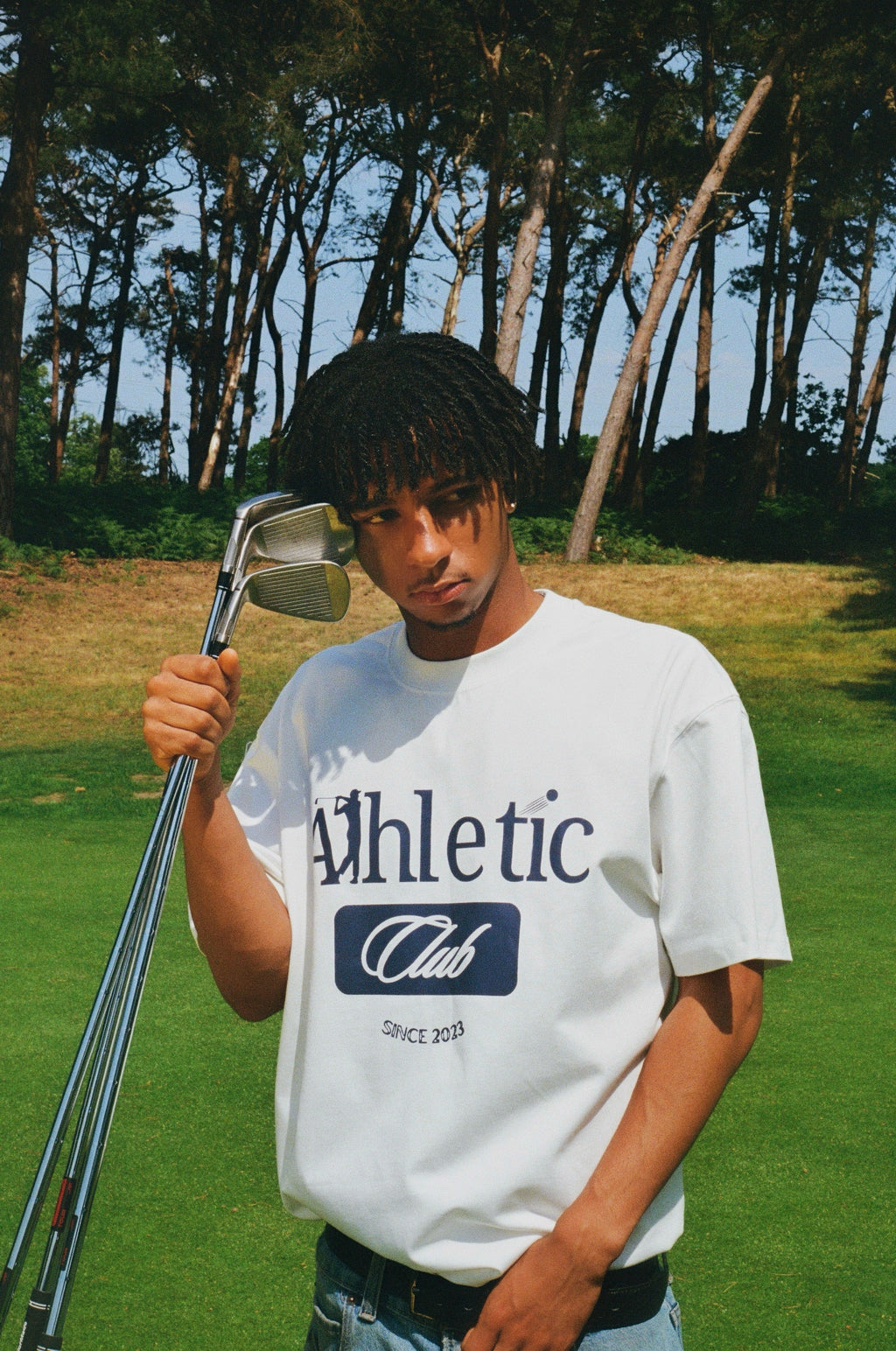 ATHLETIC CLUB GOLF TEE - OFF WHITE