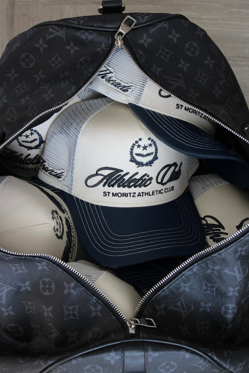 Athletic Club Threads trucker cap- navy