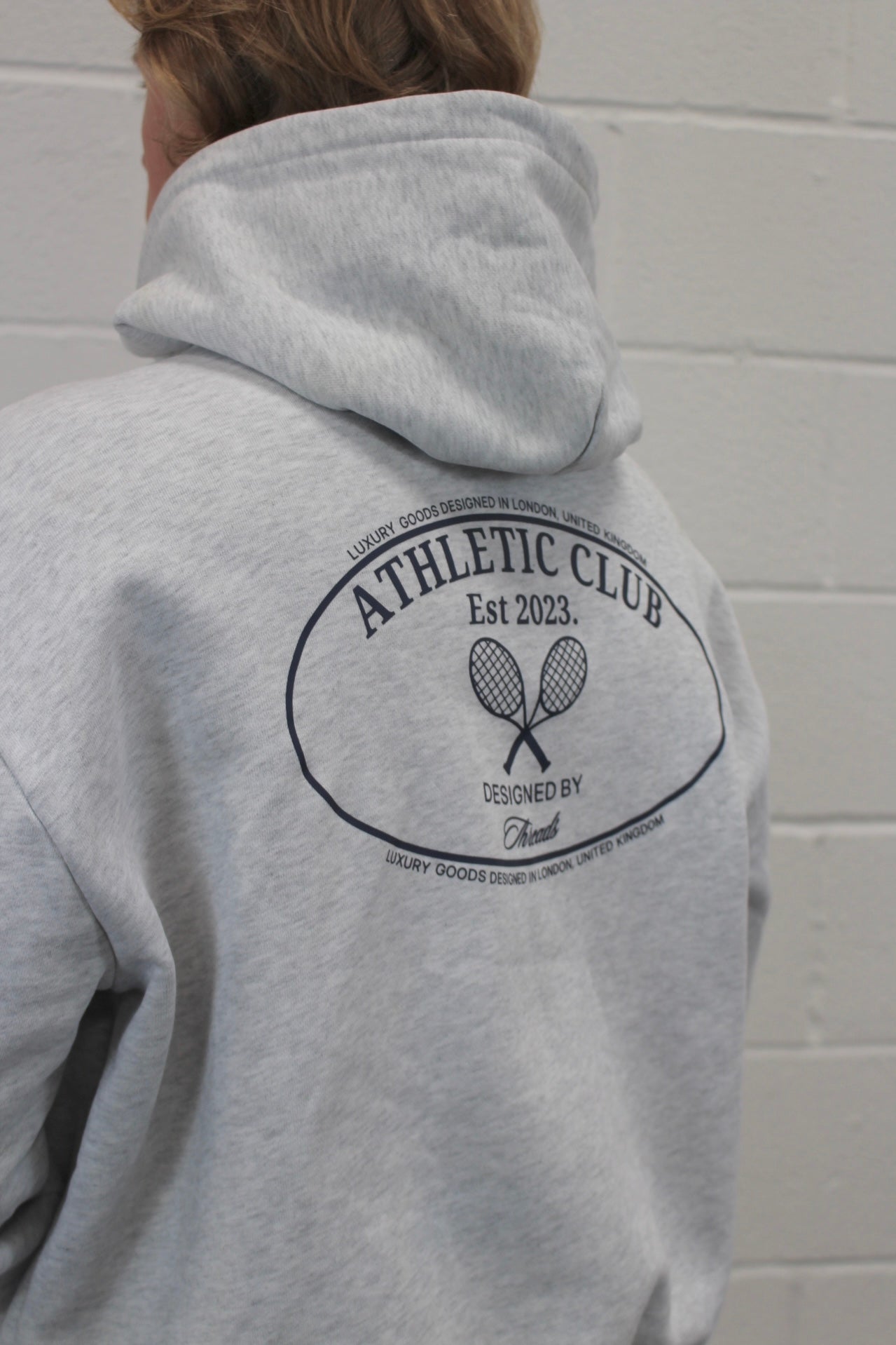 ATHLETIC CLUB HOODIE - GREY