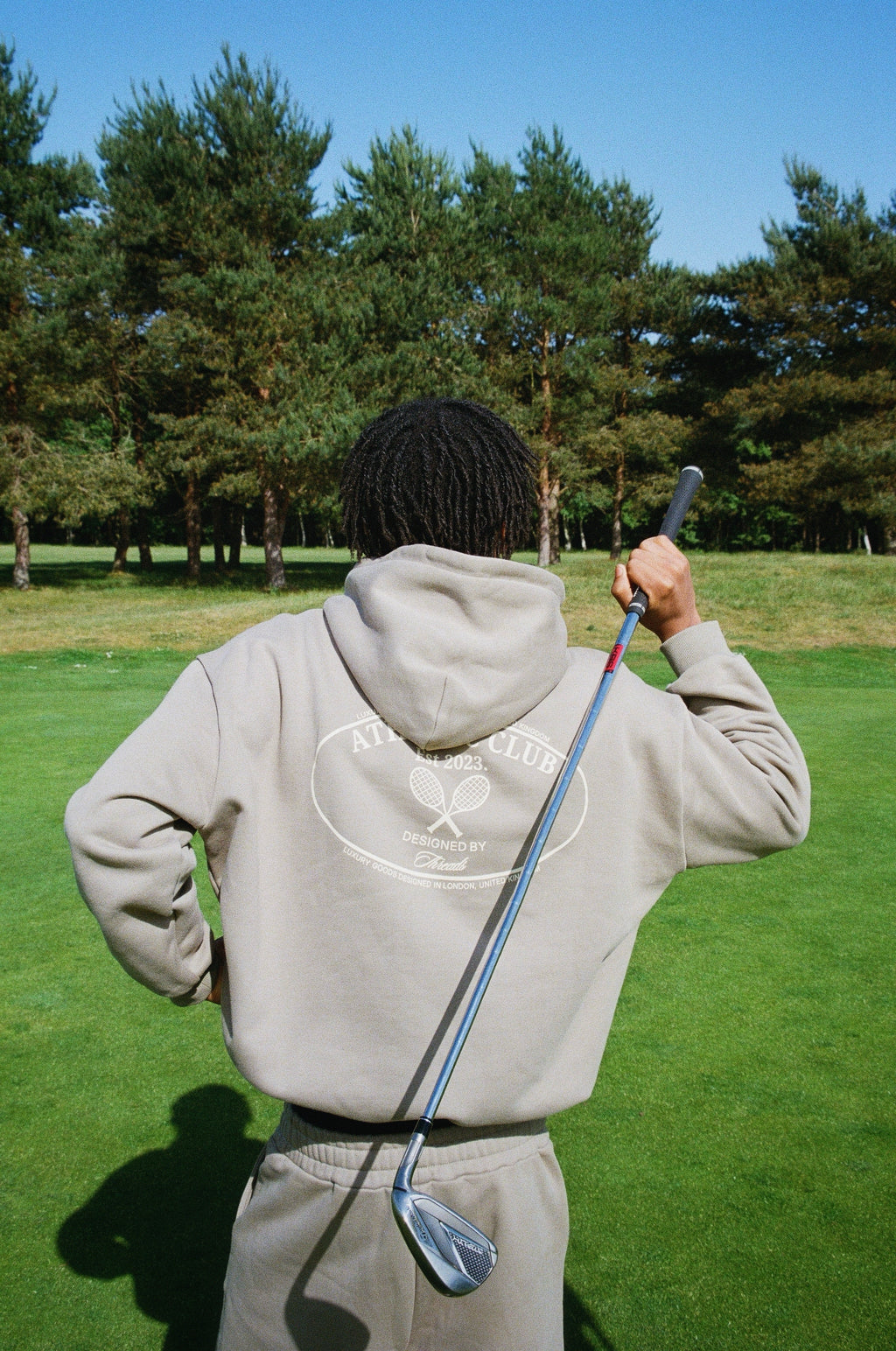 ATHLETIC CLUB HOODIE - KHAKI