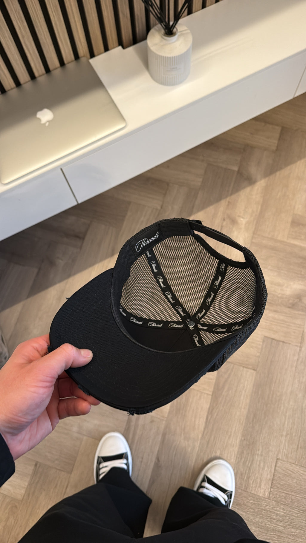 ATHLETIC CLUB TRUCKER CAP - BLACK