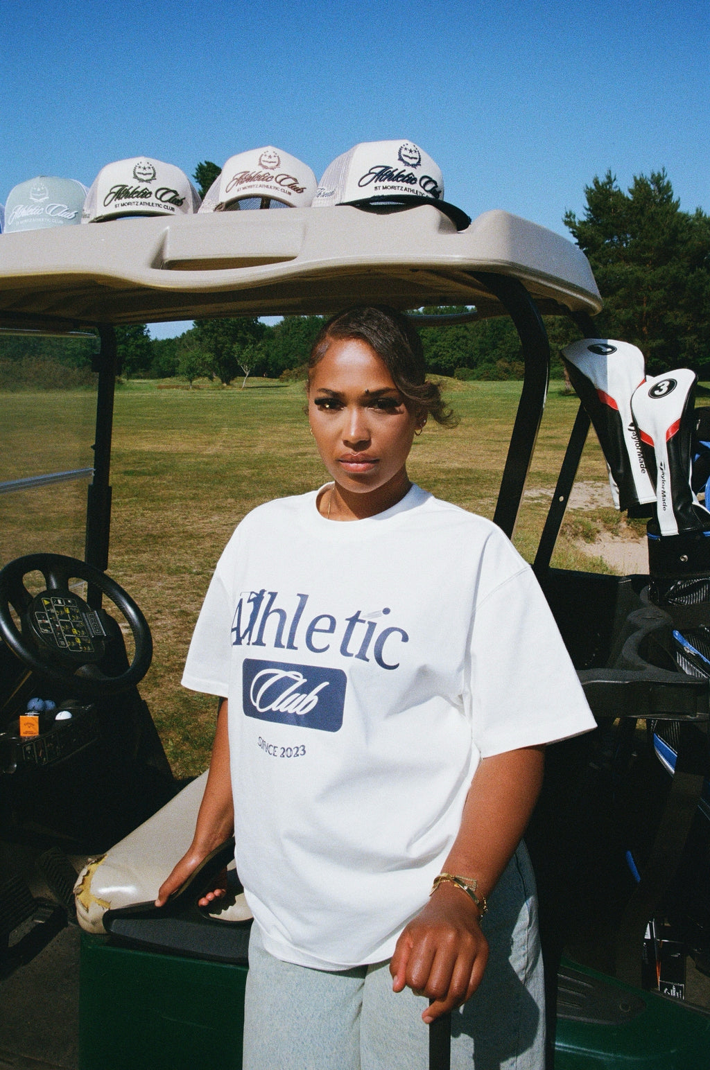 ATHLETIC CLUB GOLF TEE - OFF WHITE