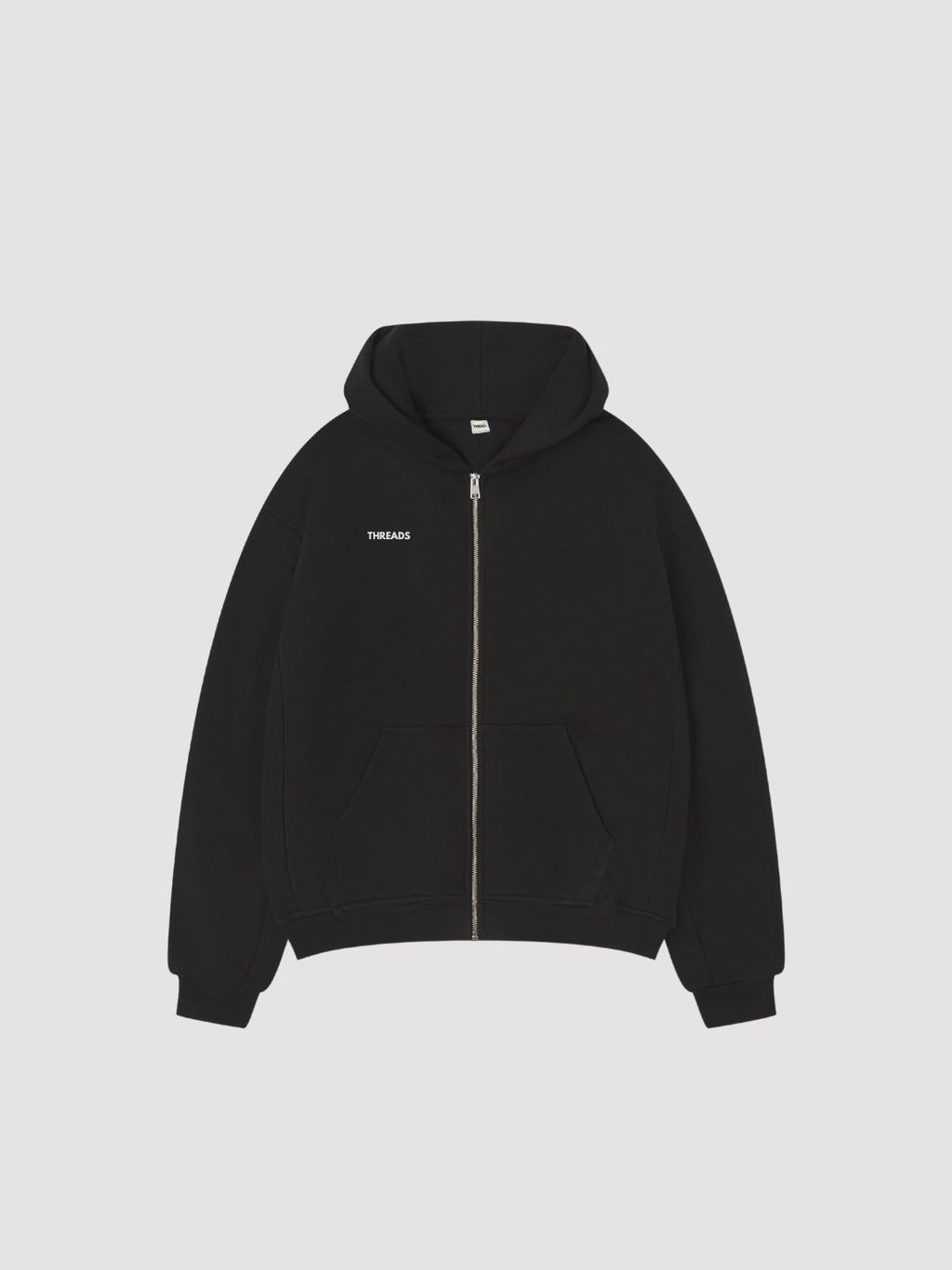 Threads heavyweight zip hoodie - Black
