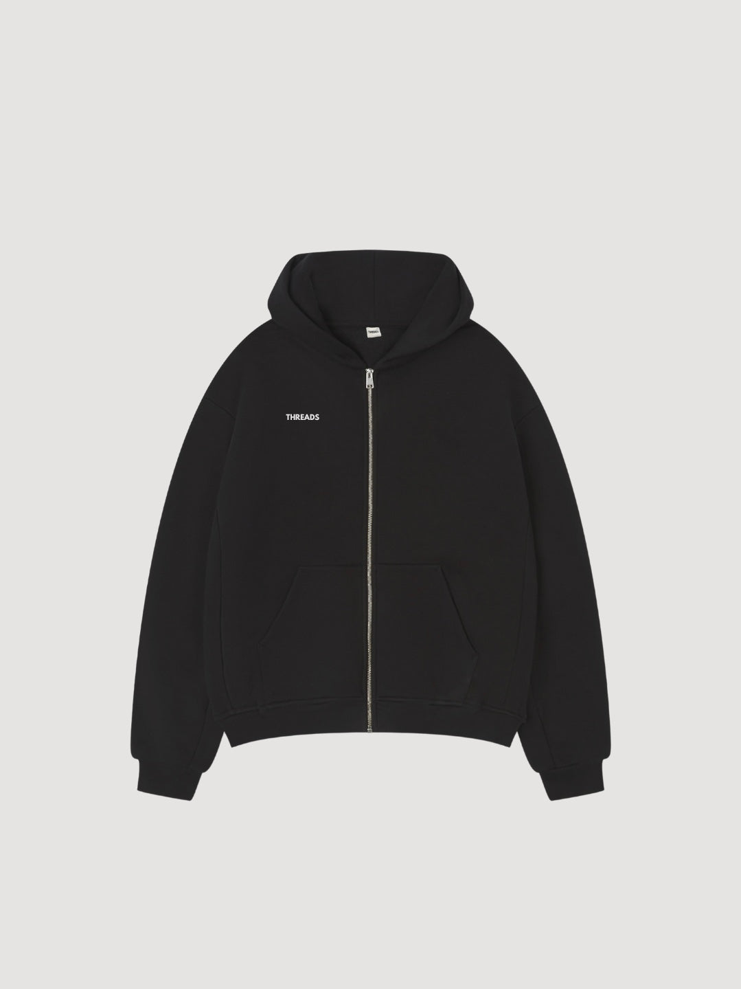 Threads heavyweight zip hoodie - Black