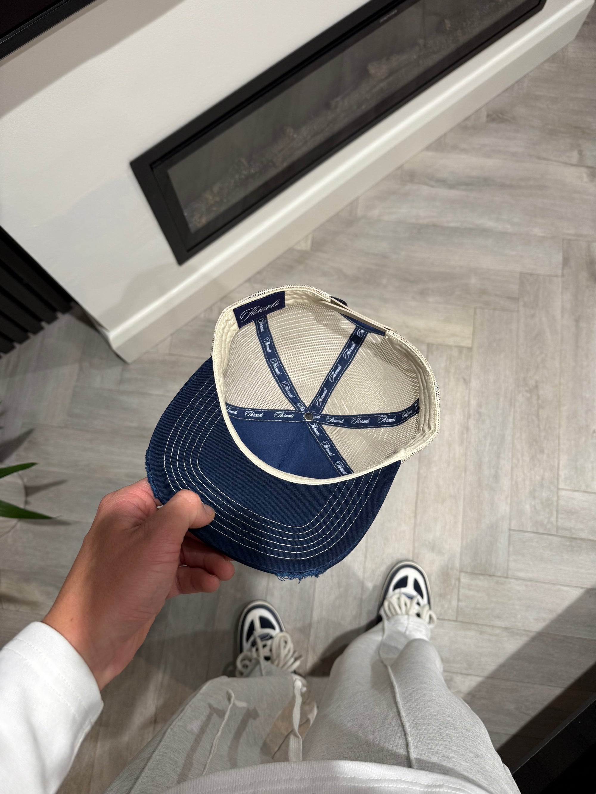 ATHLETIC CLUB TRUCKER CAP - NAVY