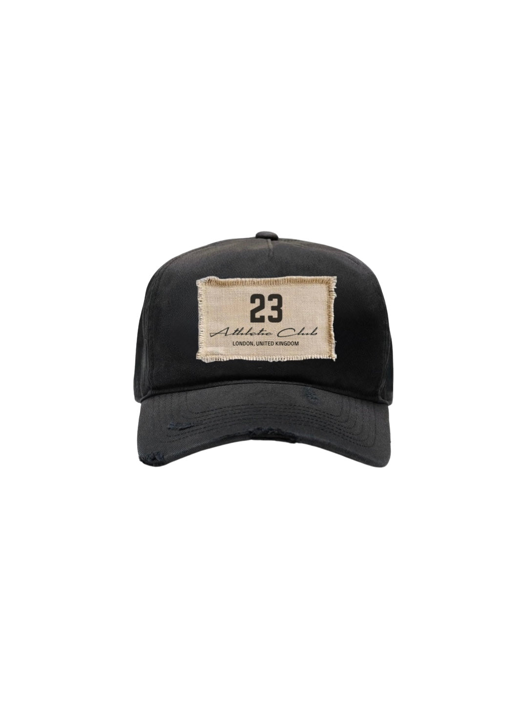 ATHLETIC CLUB PATCH CAP - BLACK