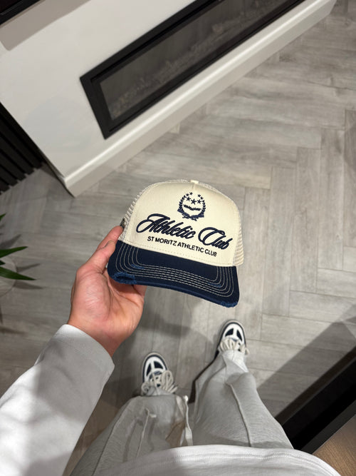 ATHLETIC CLUB TRUCKER CAP - NAVY