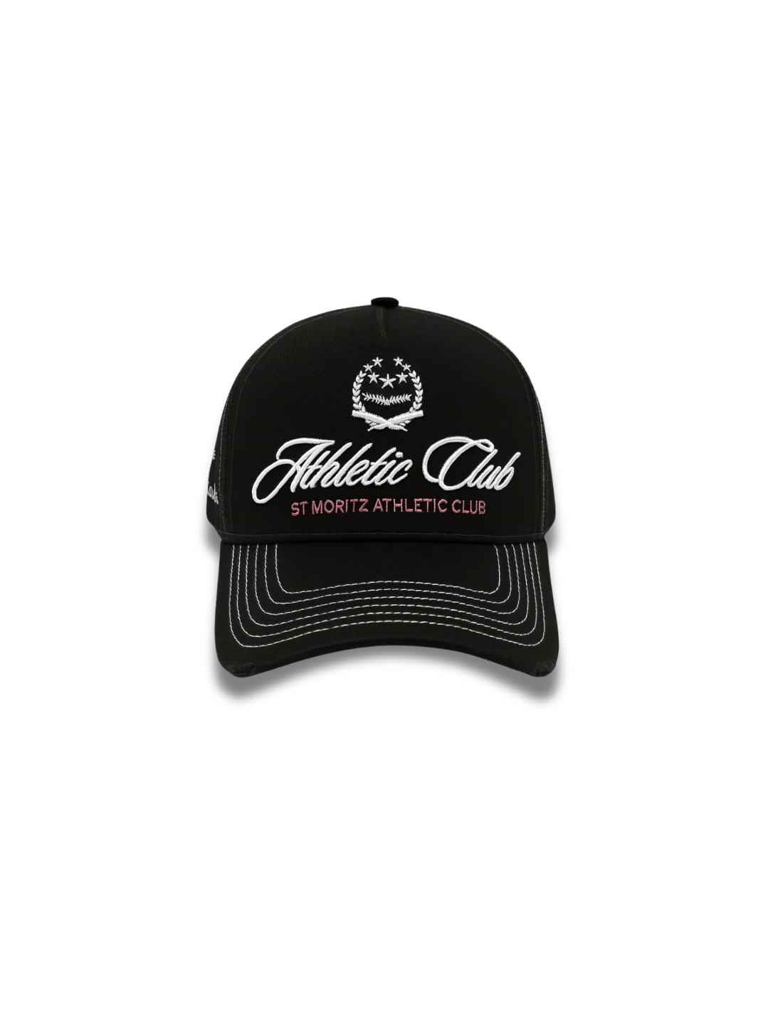 ATHLETIC CLUB TRUCKER CAP - BLACK